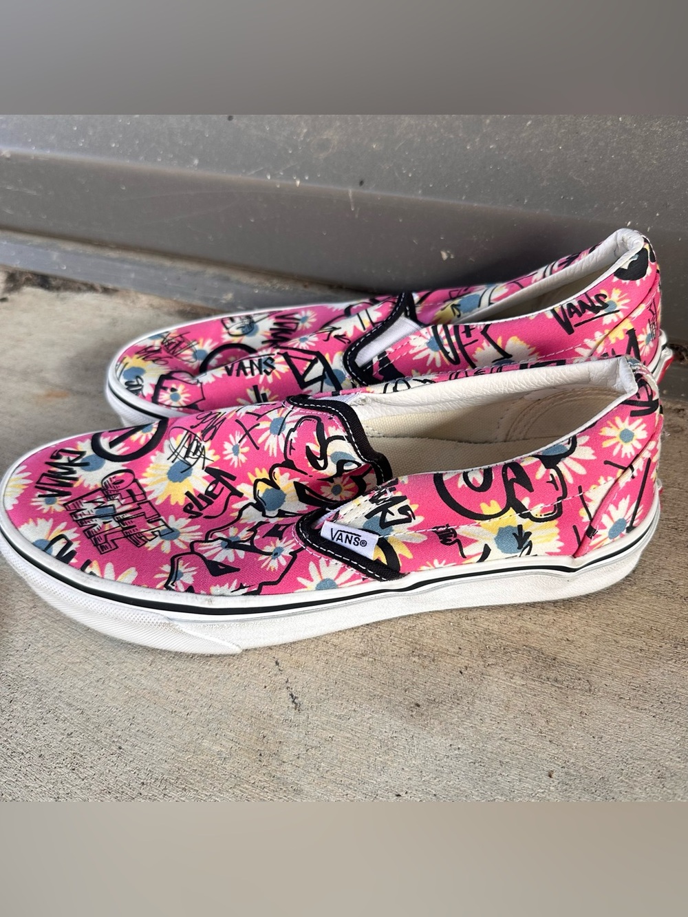 Vans Classic Slip On Shoes Womens Size 8